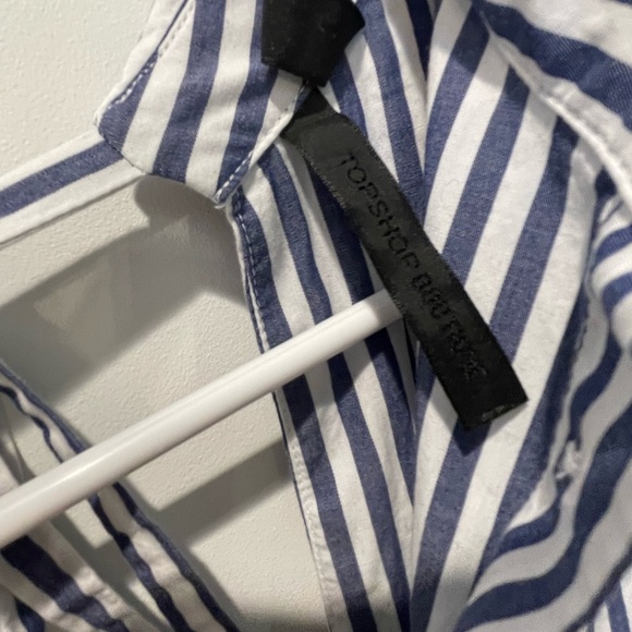 Topshop Boutique Navy and White Striped Shirt Dress Size 4

0015 - Picture 5 of 5